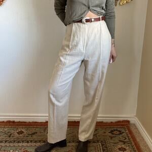 linen blend pants